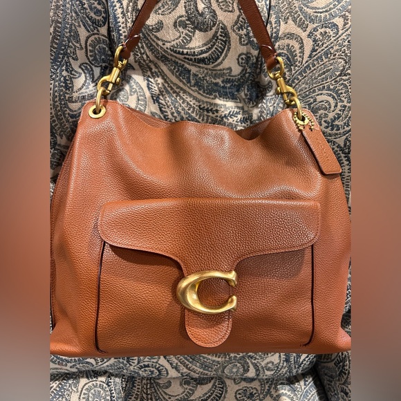 Coach Handbags - Coach Tabby Hobo Pebbled Leather Saddle Brown Like New